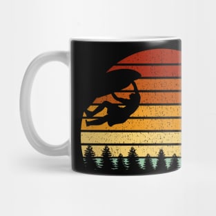 Vintage Sunset Climbing Gift For Climbers Mug